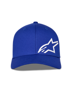 Alpinestars Corp Shift Multi Hat, blu, cappellino da baseball con logo Astars bianco in 3D sul davanti, corona strutturata con visiera curva, copricapo casual da motorsport
