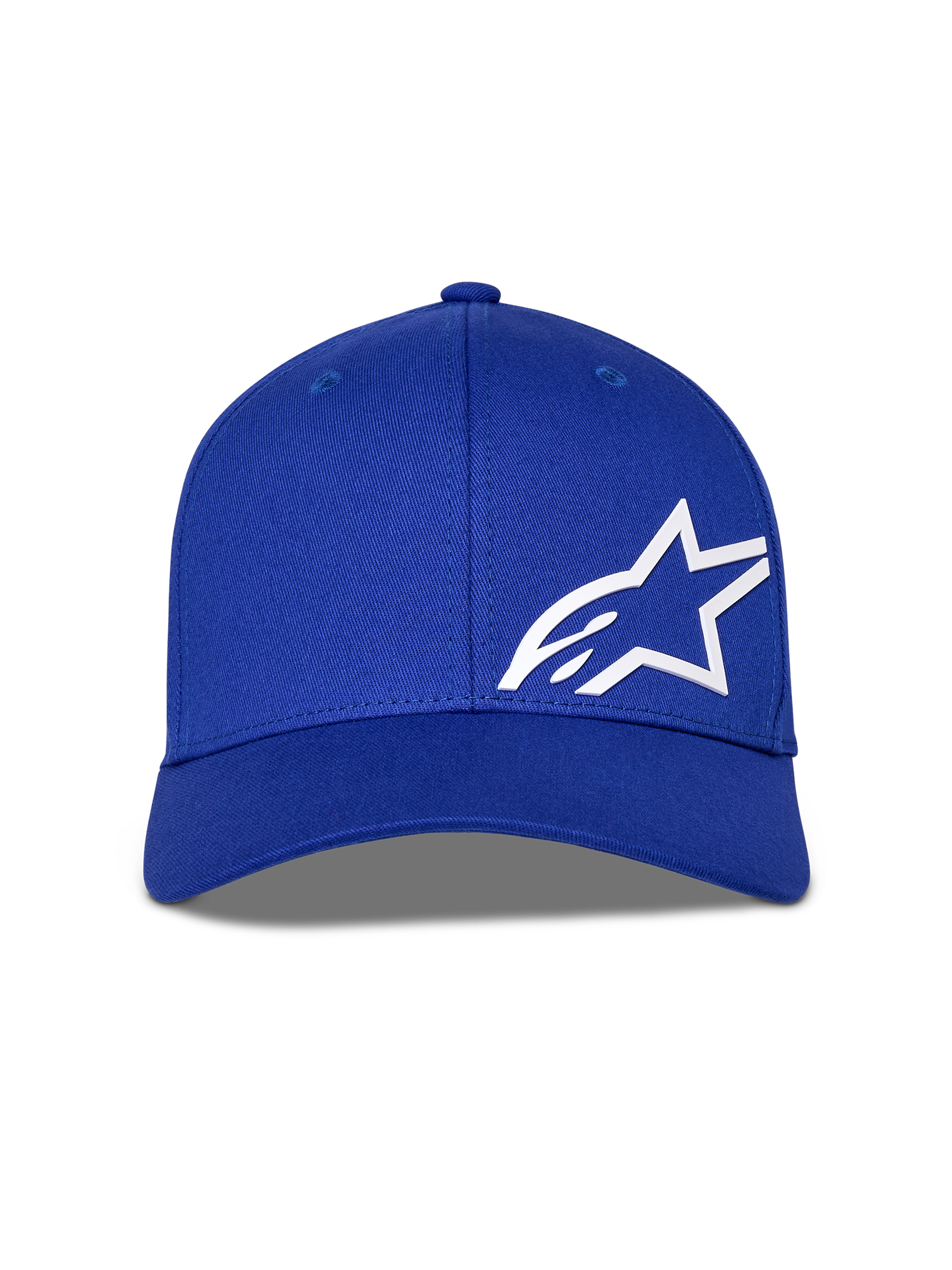 Alpinestars Corp Shift Multi Hat, blu, cappellino da baseball con logo Astars bianco in 3D sul davanti, corona strutturata con visiera curva, copricapo casual da motorsport