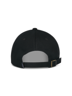 Alpinestars Cappello Deduce Strapback, nero, vista posteriore con chiusura a strap regolabile con fibbia in metallo e piccola etichetta con logo, berretto casual in twill di cotone