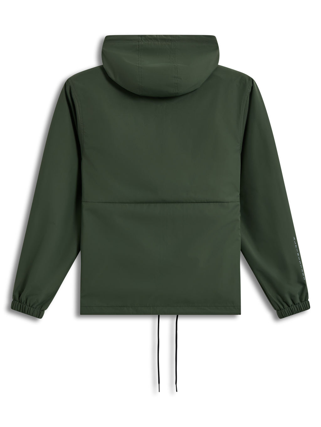 Alpinestars Speeder Resolve Windbreaker Giacca, frangivento sportivo verde con cappuccio, vista posteriore, polsini elastici.