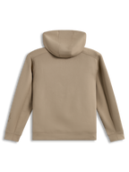 Alpinestars Datrix Hoodie, felpa con cappuccio sportswear, marrone putty, in pile tri-blend con cappuccio foderato in rete, vista posteriore