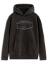 Felpa Con Cappuccio Infinite Washed Oversized