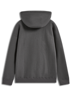 Alpinestars Prelude Oversized Hoodie, felpa con cappuccio grigio antracite, vista posteriore con vestibilità ampia e casual.