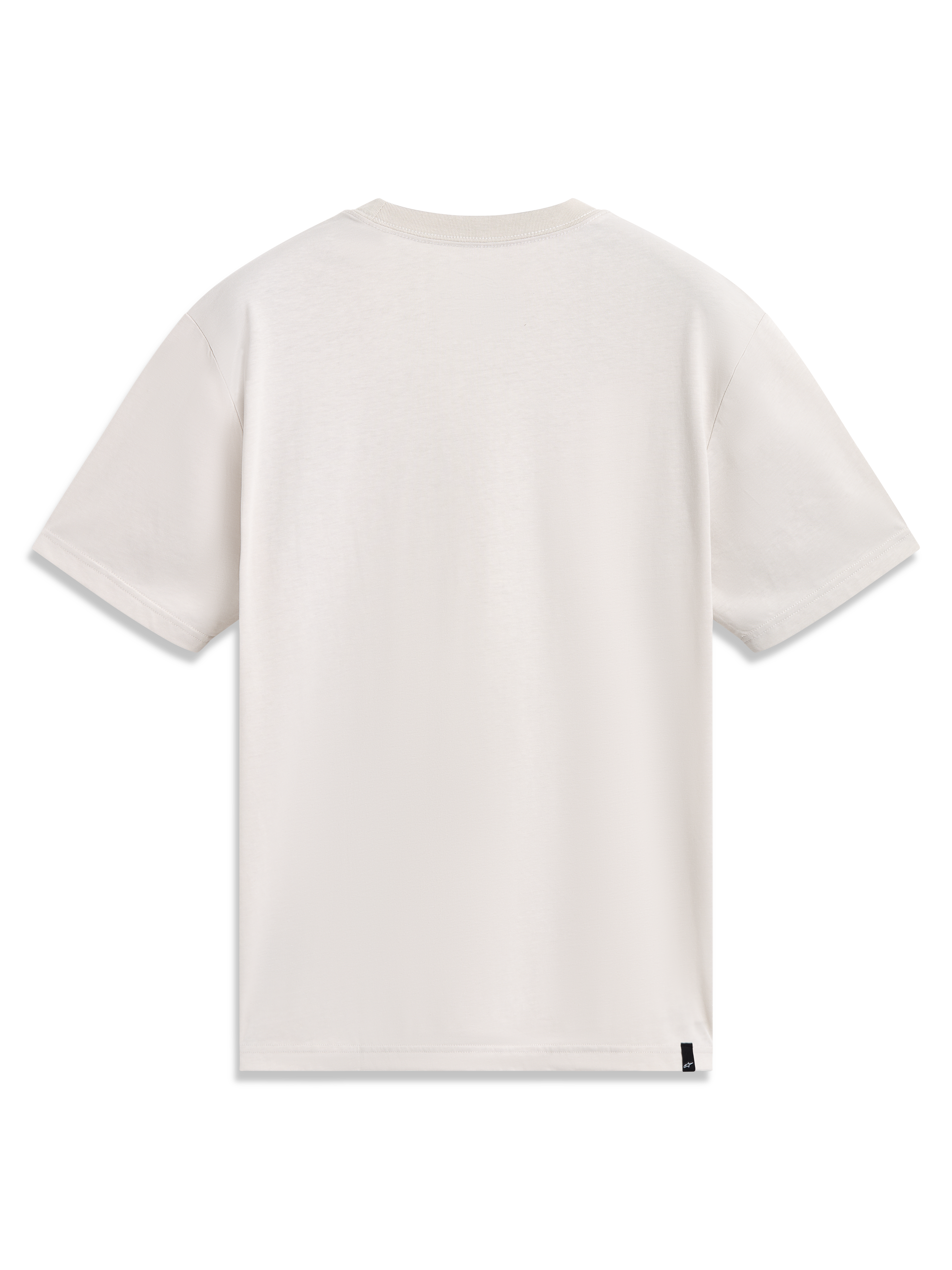 Alpinestars Elliptogrit CSF Tee, maglietta a maniche corte, sabbia, vista posteriore, tessuto in morbido misto cotone, abbigliamento casual sportswear