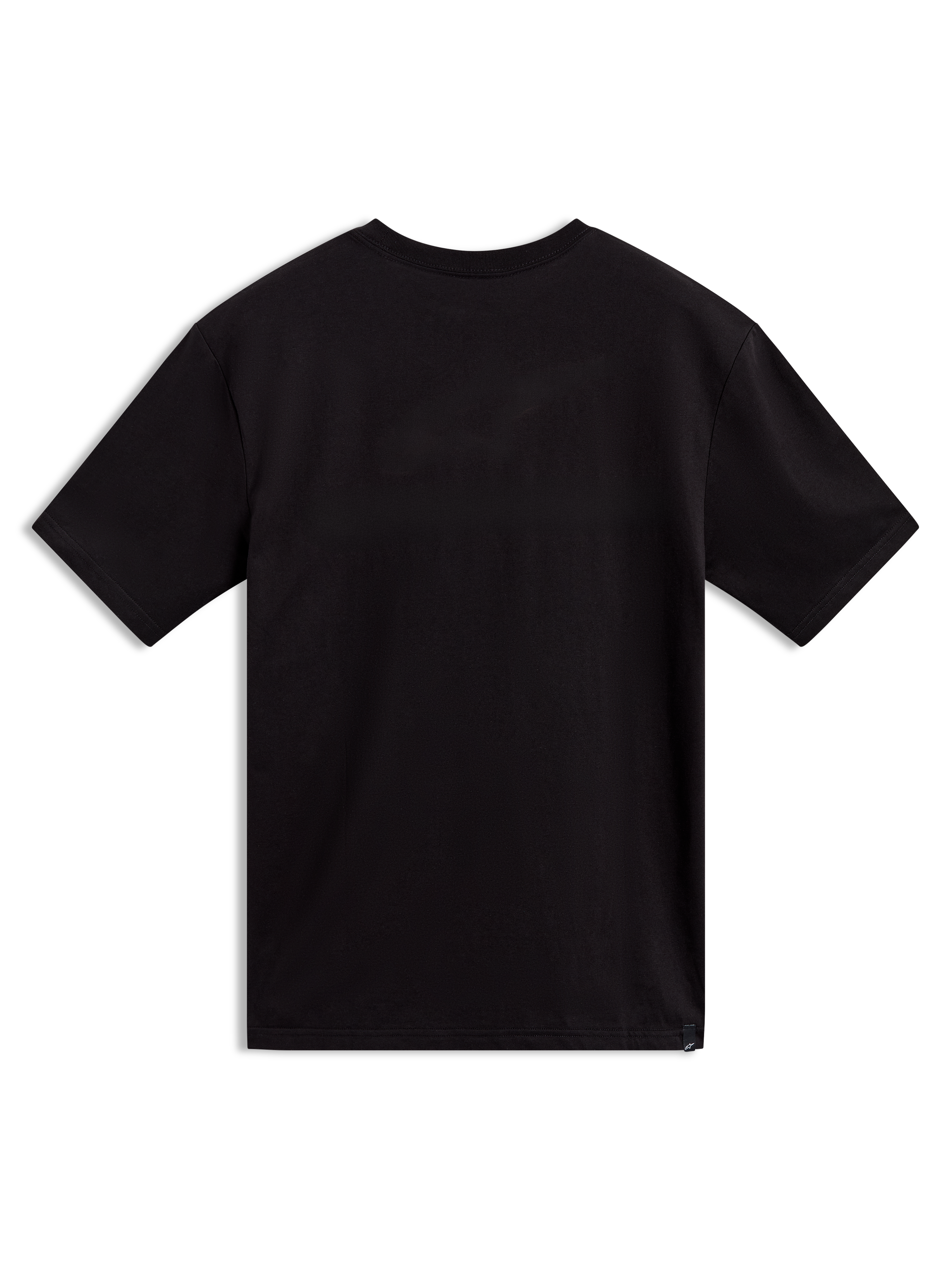 Alpinestars P1 CSF Tee - Maniche corte, maglietta sportiva nera, vista posteriore con design semplice