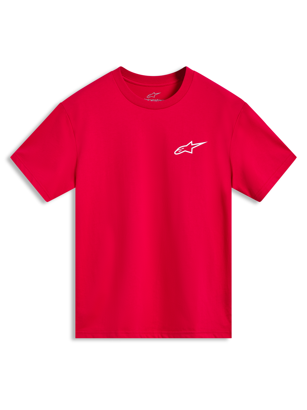Alpinestars Combo Back CSF Tee, maglietta a maniche corte rossa con logo Astars bianco sul petto, sportswear