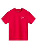 Alpinestars Combo Back CSF Tee, maglietta a maniche corte rossa con logo Astars bianco sul petto, sportswear