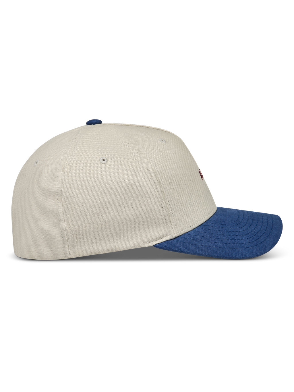 Alpinestars County Canvas Cappello, cappello sportswear sabbia e blu con visiera curva e corona strutturata, tessuto Oxford