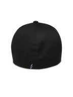 Alpinestars Maze Cappello, cappello nero in twill con retro flessibile, corona strutturata e piccolo logo bianco sul retro