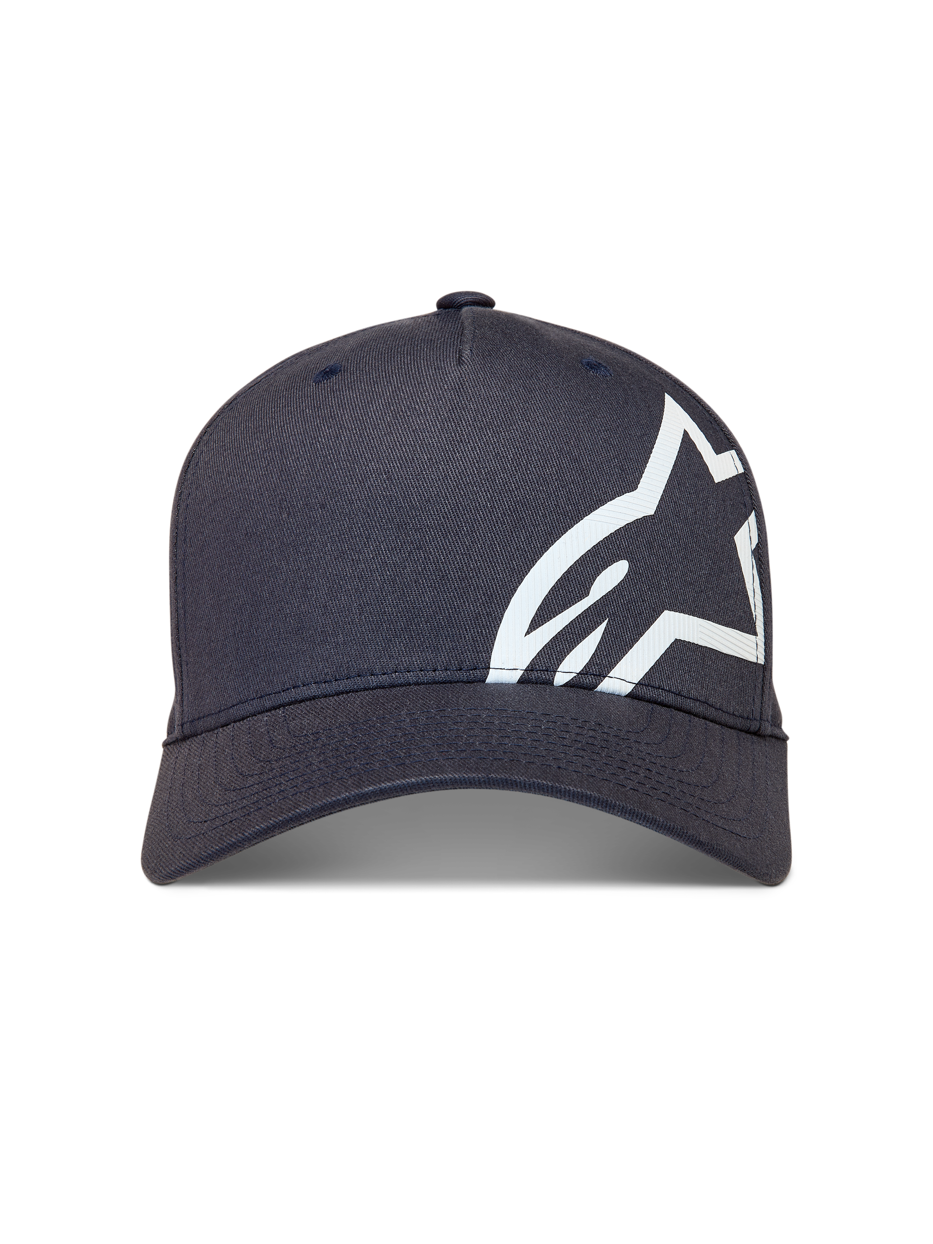Alpinestars Maze Cappello, cappellino baseball grigio scuro, visiera curva e logo Astars bianco testurizzato, sportswear.