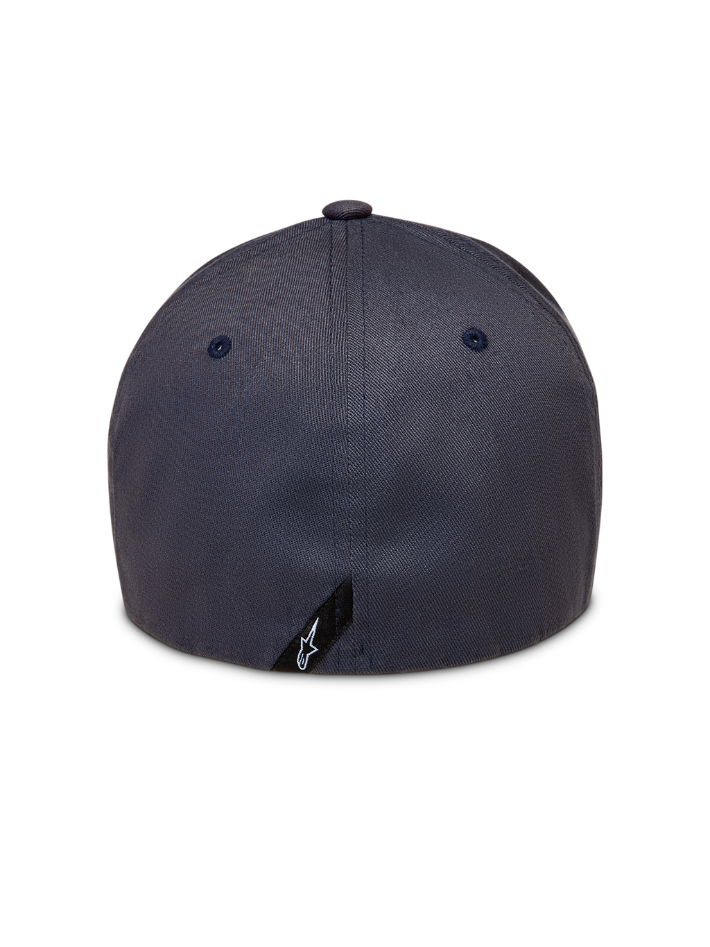 Alpinestars Maze Cappello, cappellino sportswear flex back, grigio scuro, in tessuto twill, vista posteriore con dettaglio del logo Astars.