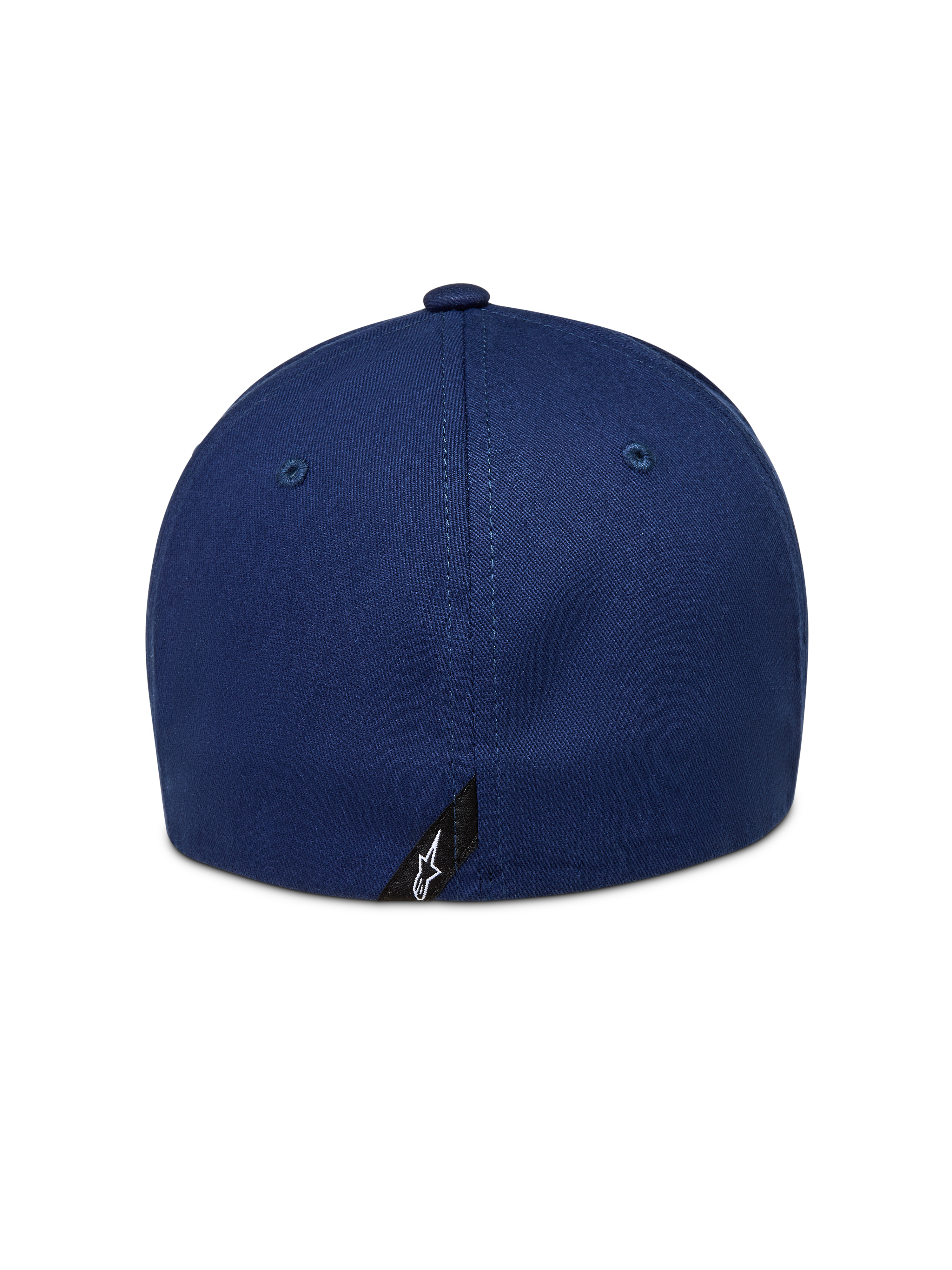 Alpinestars Arclight Cappello, cappello sportswear blu navy, vista posteriore con retro flessibile e piccola etichetta logo Astars