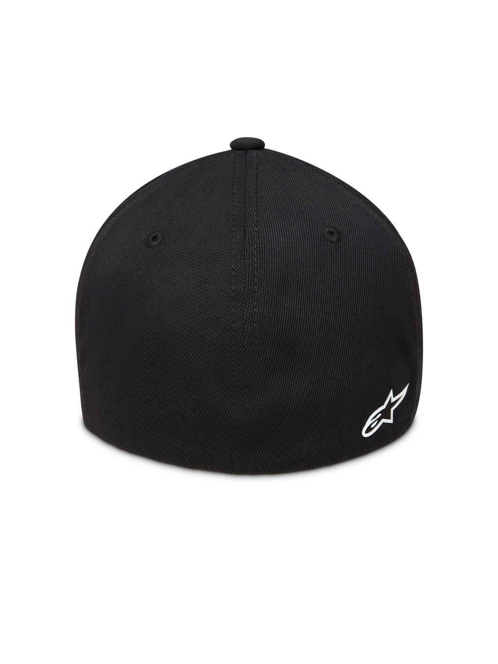 Alpinestars Points Cappello, cappello sportswear nero, logo Astars bianco sul retro, tessuto nylon tactel flex back