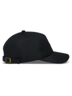 Alpinestars Explorer Strapback Cappello, cappello sportswear nero in twill con corona strutturata, visiera curva e chiusura con fibbia in metallo
