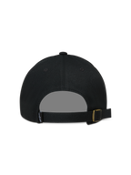 Alpinestars Explorer Strapback Cappello, nero, vista posteriore con cinturino regolabile e fibbia in metallo color oro.