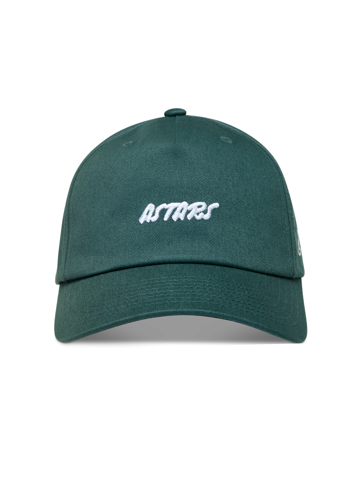 Alpinestars Explorer Strapback Cappello, cappello verde con logo Astars ricamato bianco, visiera curva e corona strutturata