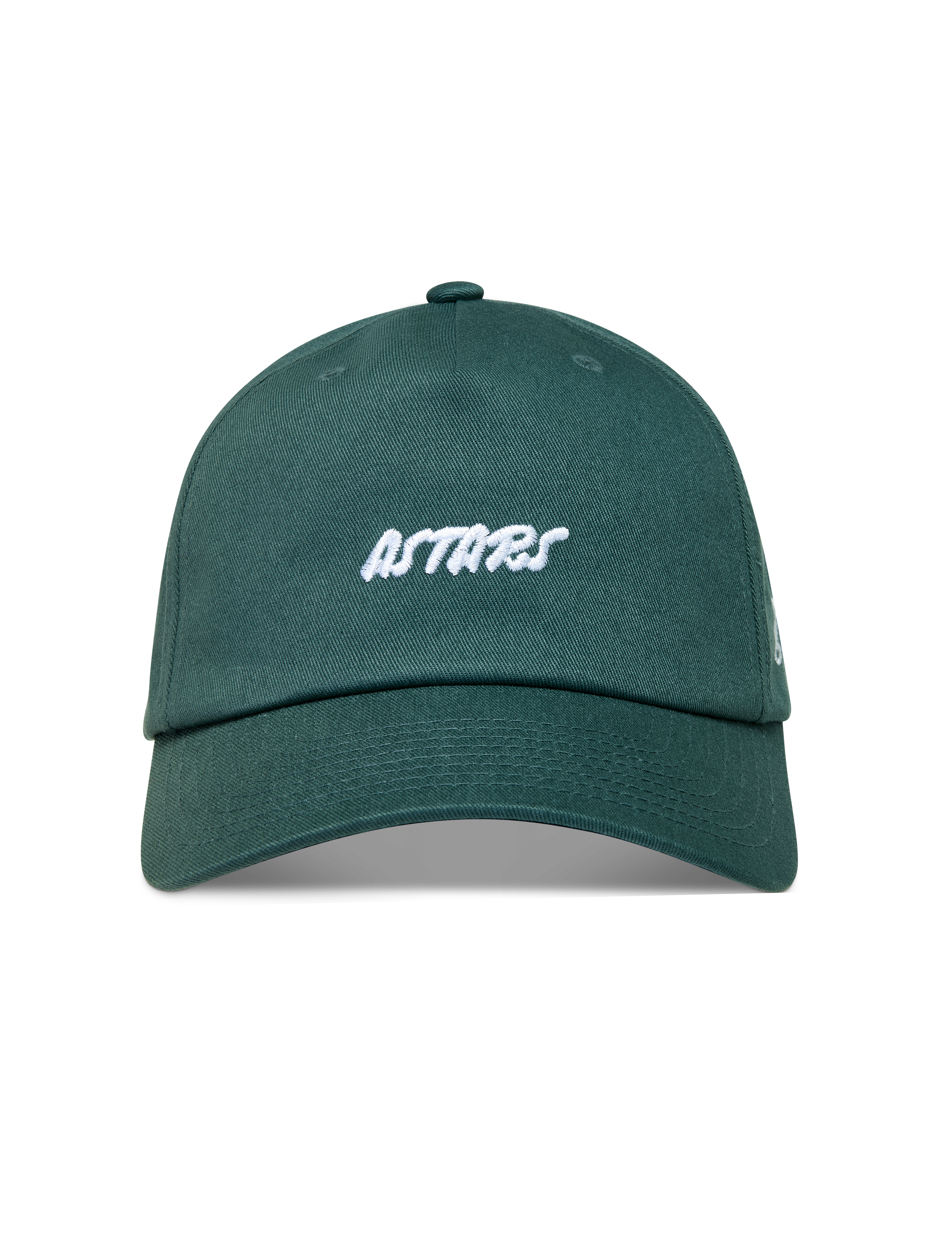 Alpinestars Explorer Strapback Cappello, cappello verde con logo Astars ricamato bianco, visiera curva e corona strutturata