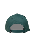 Alpinestars Explorer Strapback Cappello, cappello sportivo verde in twill, vista posteriore con chiusura regolabile ed etichetta logo Astars.