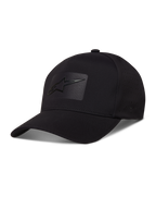 Alpinestars Algo Perf Adjustable cappello, cappello tecnico nero con logo Astars e perforazioni laterali