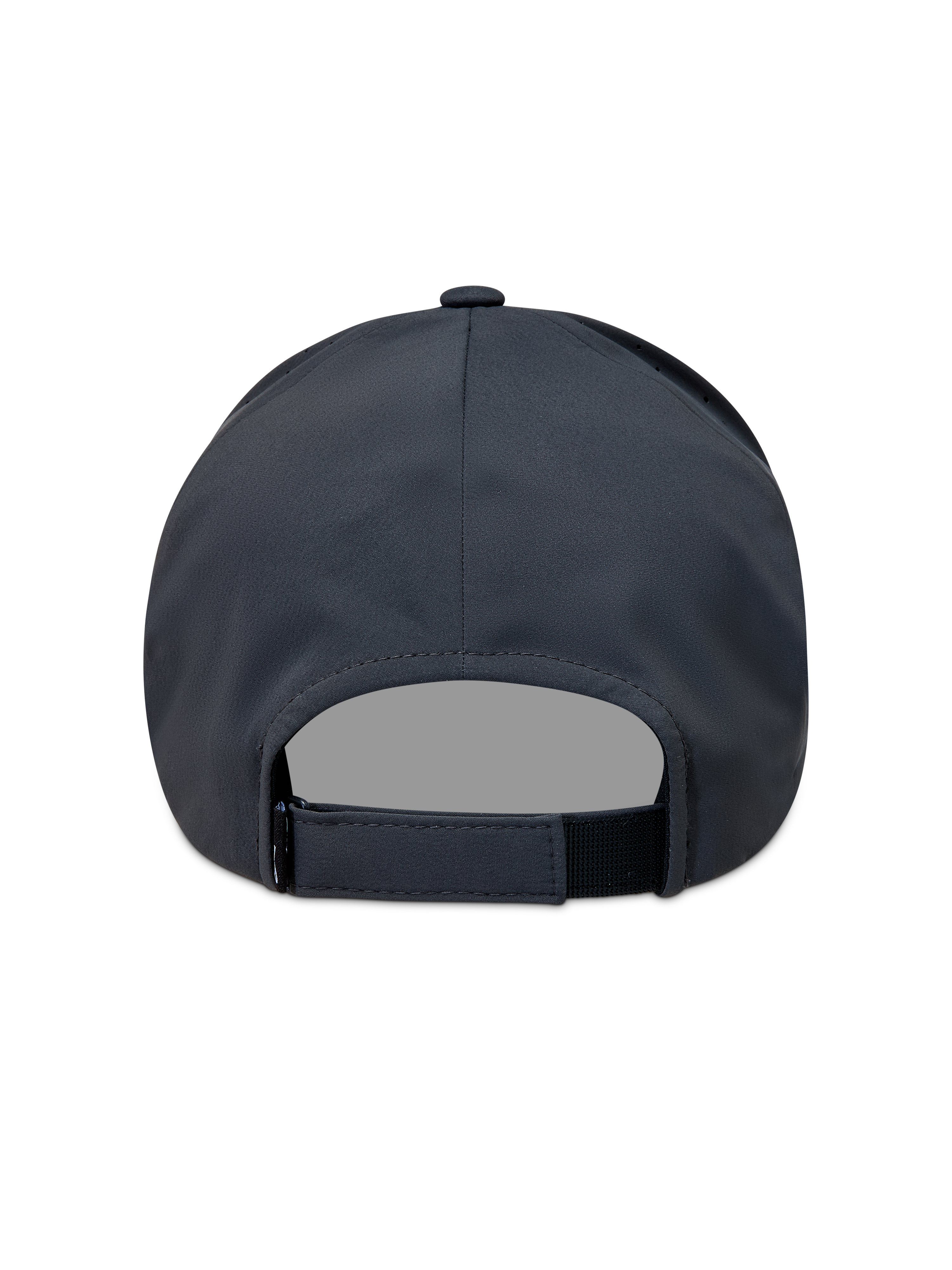 Alpinestars Algo Perf Adjustable Cappello, cappello sportivo grigio scuro con cinturino posteriore regolabile in tessuto tecnico