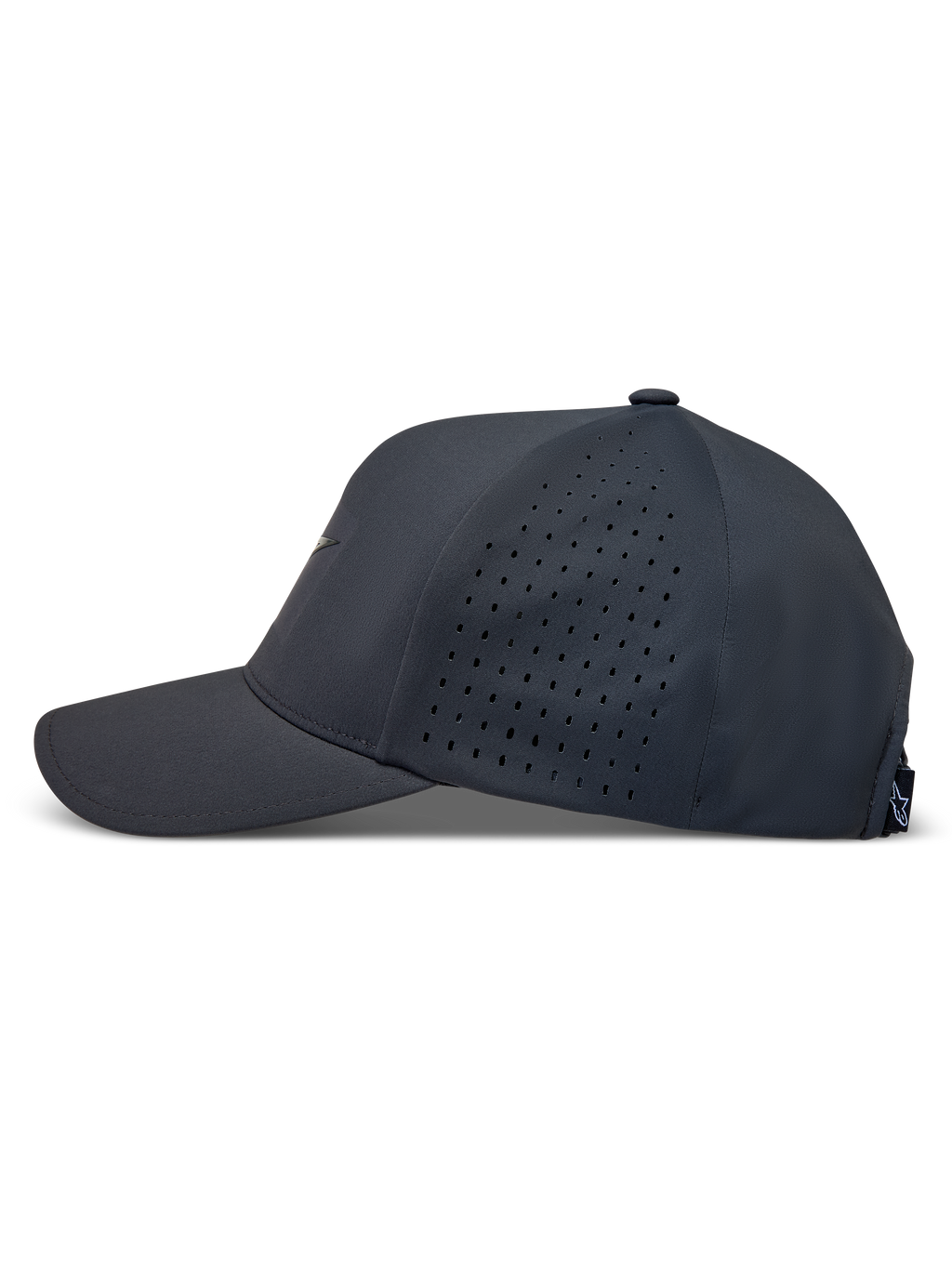 Alpinestars Algo Perf Adjustable Cappello, grigio scuro, in tessuto tecnico con perforazioni laterali e visiera curva, sportswear