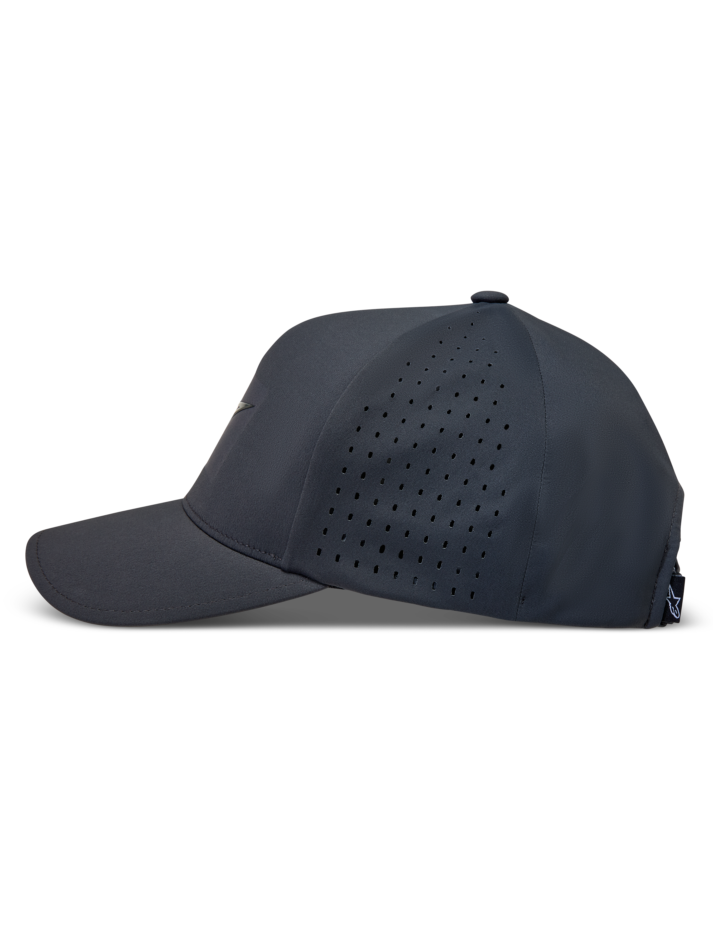 Alpinestars Algo Perf Adjustable Cappello, grigio scuro, in tessuto tecnico con perforazioni laterali e visiera curva, sportswear