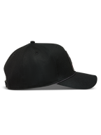 Alpinestars Acme Snapback Cappello, cappello nero in twill con visiera curva, corona strutturata e rifinitura in corda.