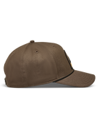 Alpinestars Acme Snapback Cappello, cappello sportswear marrone con visiera curva e rifinitura in corda nera