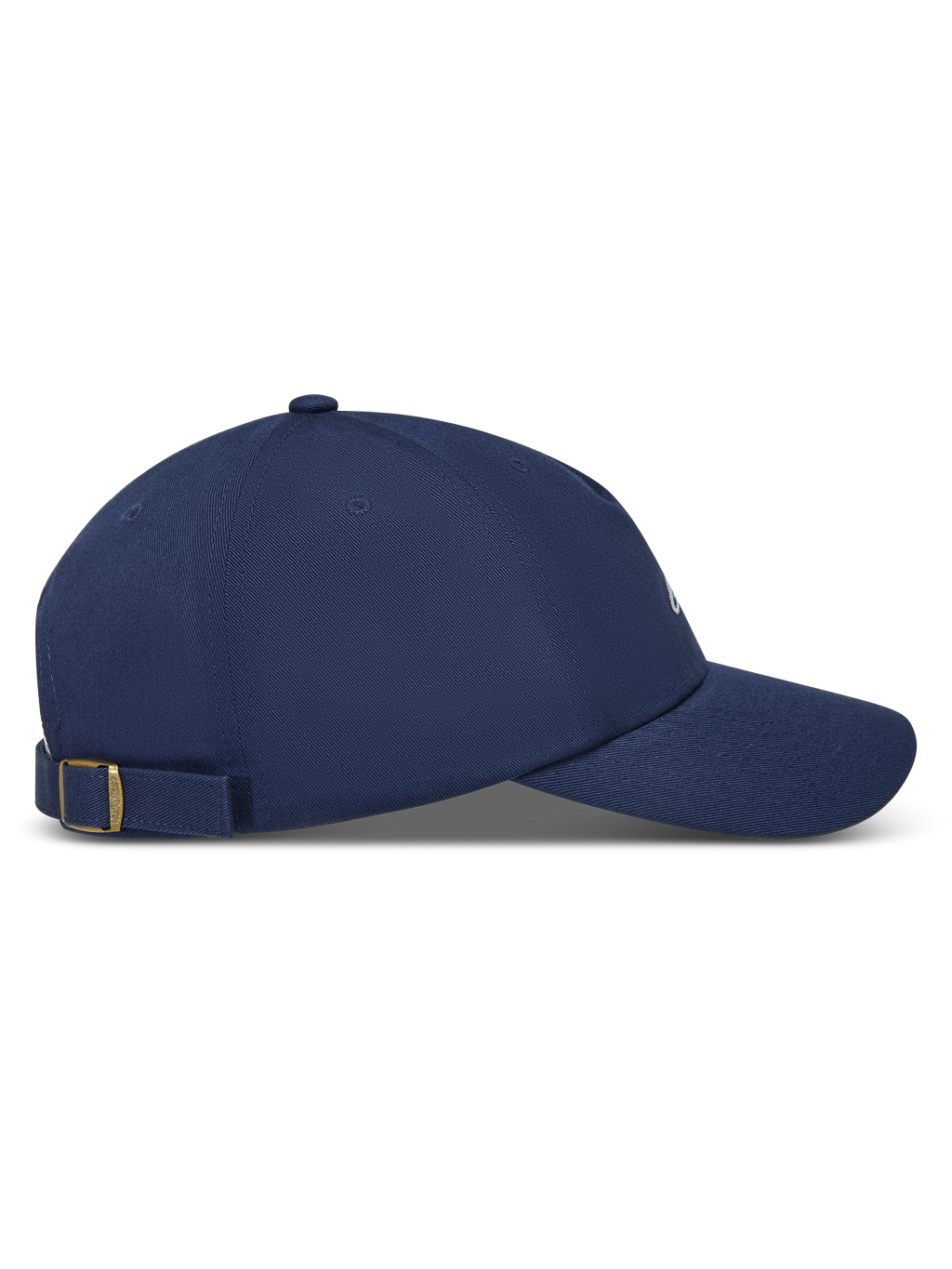 Alpinestars Dylan Dad Cappello, cappello in twill di cotone blu con visiera curva e chiusura a strappo, profilo laterale