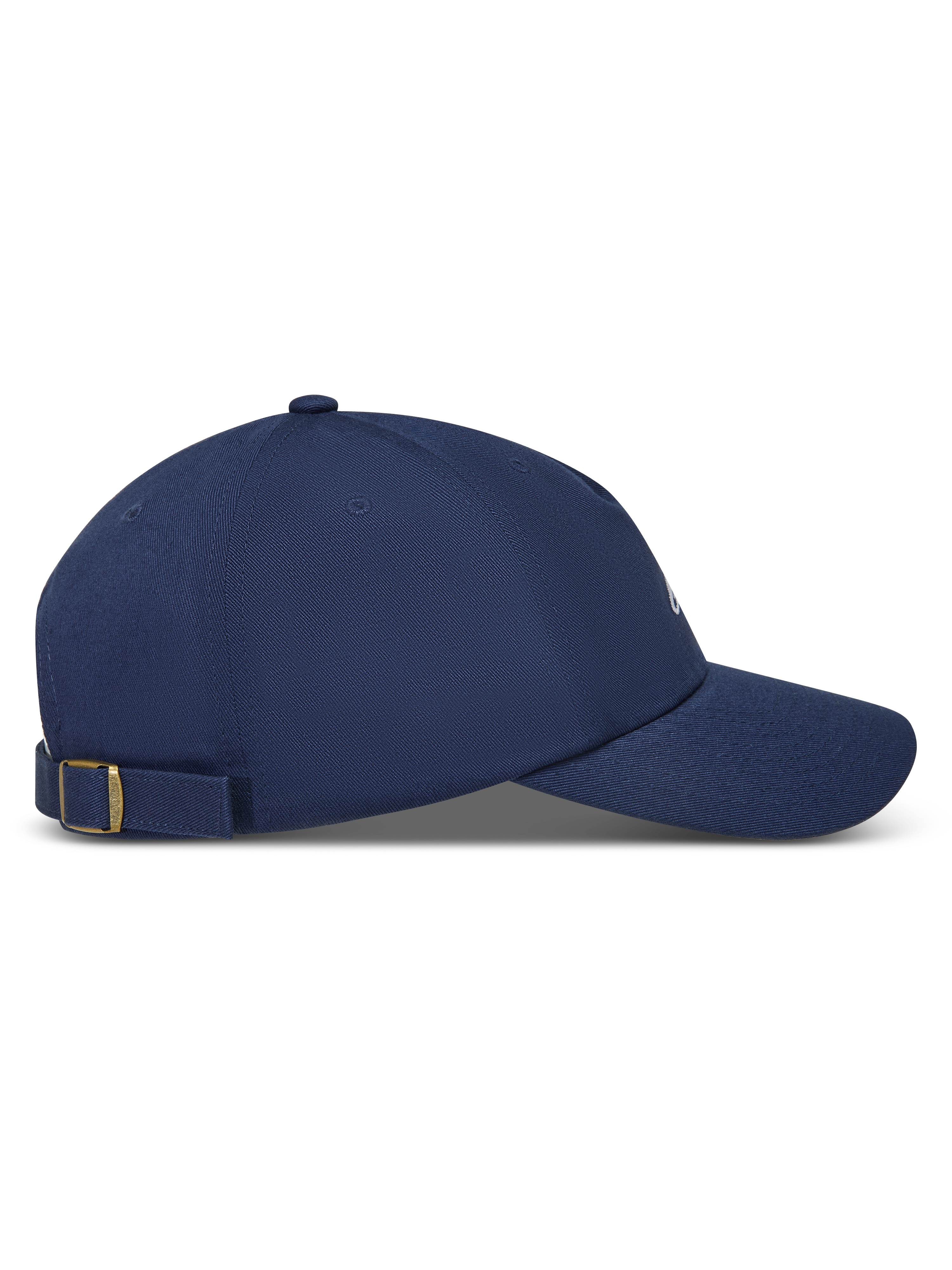 Alpinestars Dylan Dad Cappello, cappello in twill di cotone blu con visiera curva e chiusura a strappo, profilo laterale