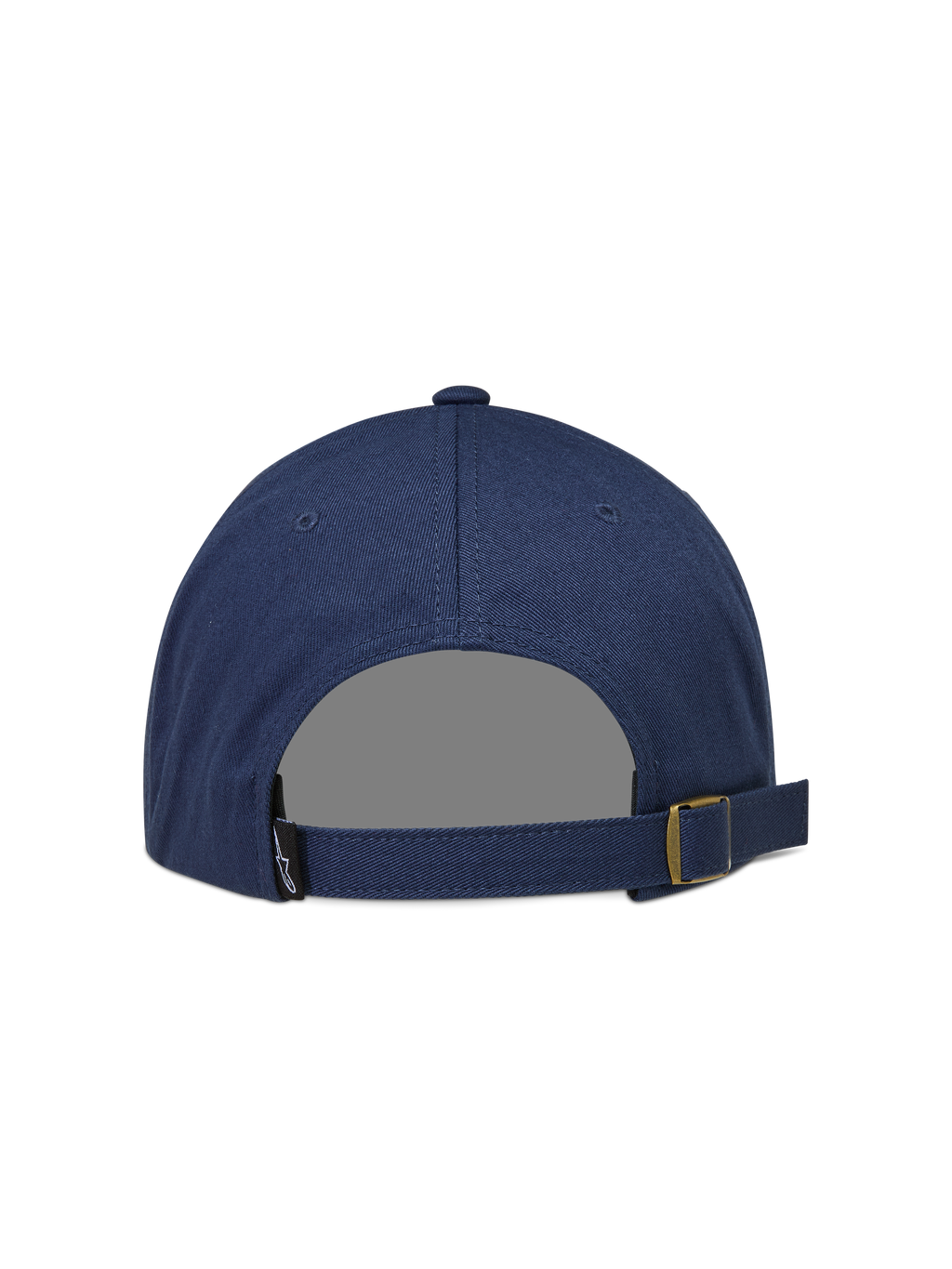 Alpinestars Dylan Dad Cappello, cappello sportswear in tessuto twill blu, vista posteriore con chiusura a strappo regolabile