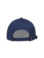 Alpinestars Dylan Dad Cappello, cappello sportswear in tessuto twill blu, vista posteriore con chiusura a strappo regolabile