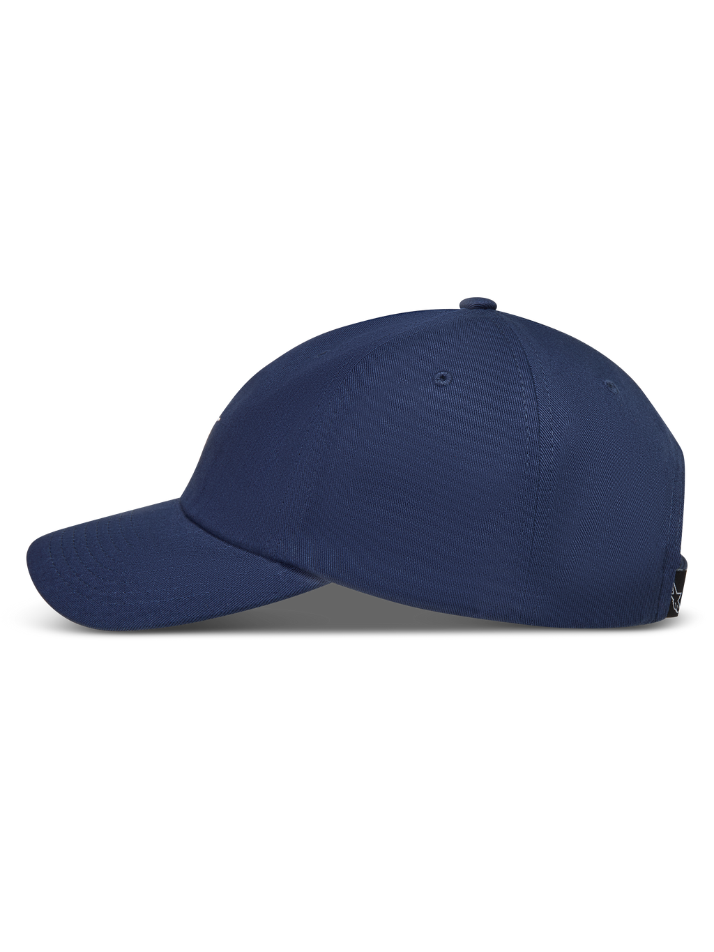 Alpinestars Dylan Dad Cappello, cappello sportswear blu con visiera curva e corona non strutturata, vista laterale