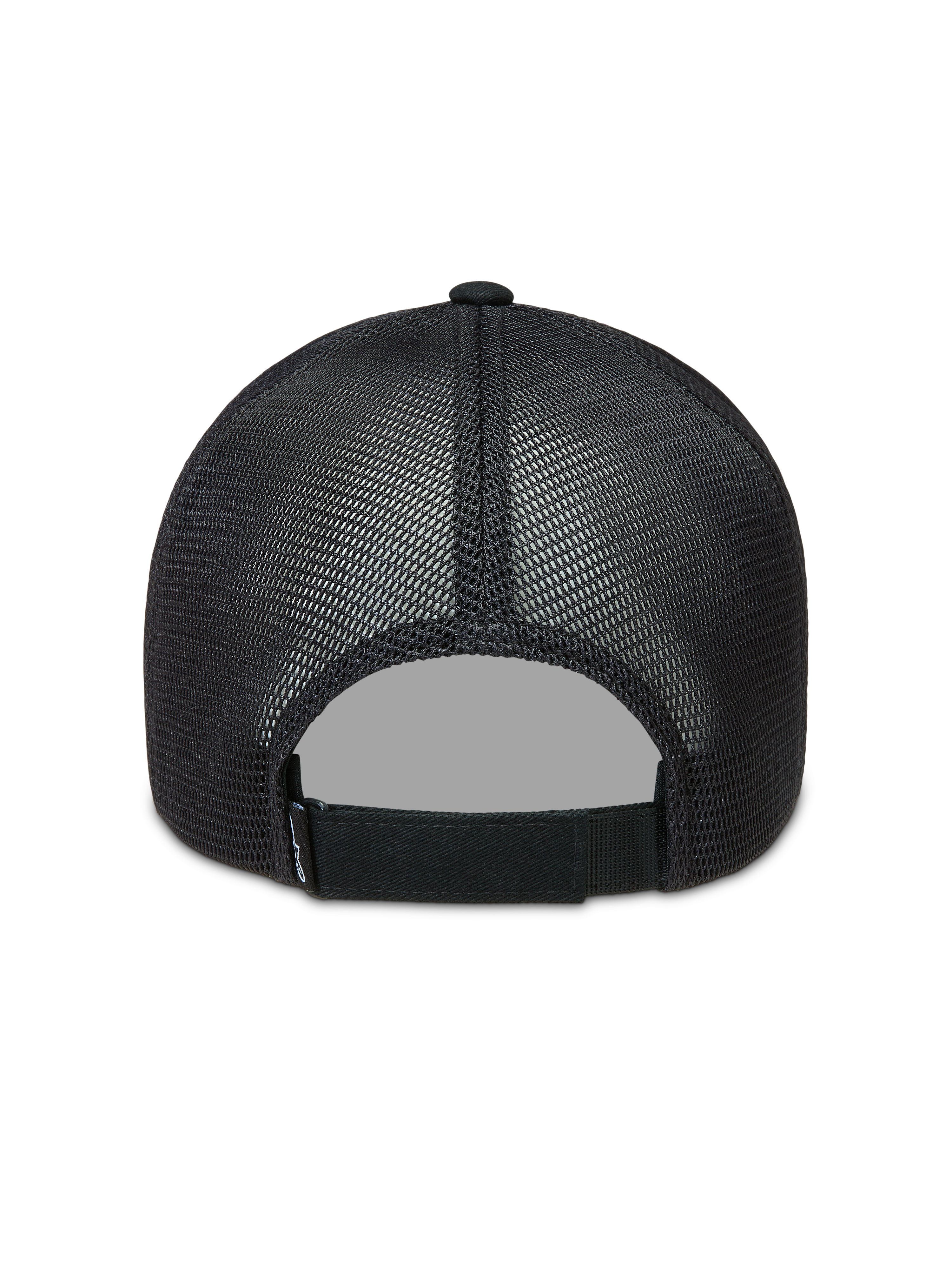 Alpinestars Augment Cappellino Trucker, nero, retro in rete a diamante e chiusura snapback regolabile
