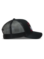 Alpinestars Hemmings Cappellino Trucker, cappello sportivo nero in twill e rete traspirante, vista laterale