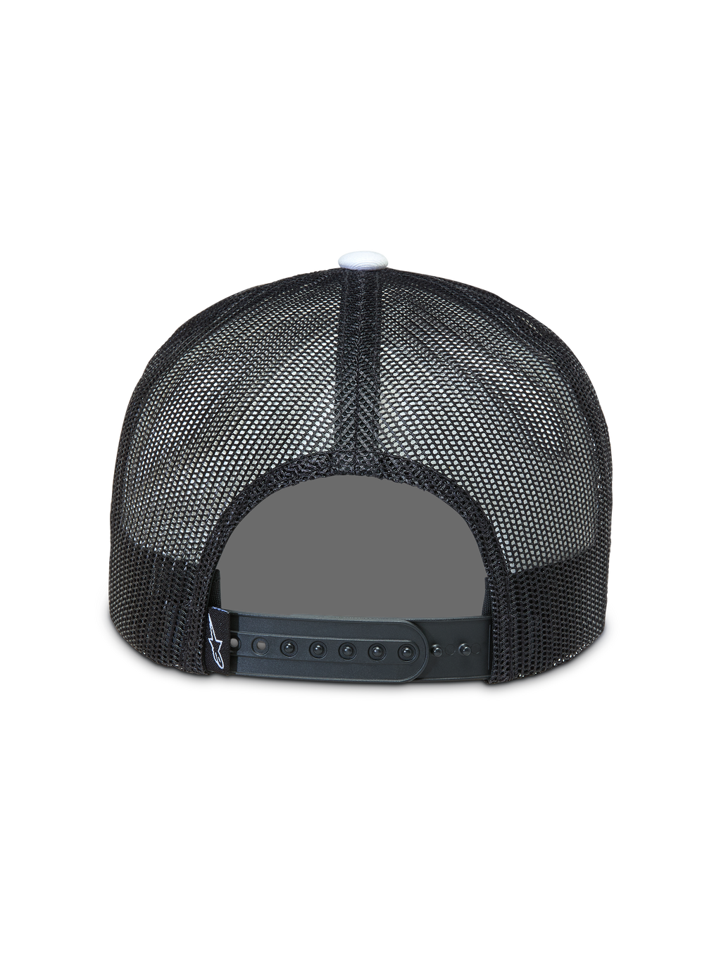 Alpinestars Gravel Cappellino Trucker, nero, retro in rete traspirante e chiusura snapback regolabile, vista posteriore