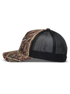 Alpinestars Thicket Realtree Cappellino Trucker, mimetico e nero, con visiera curva e pannelli posteriori in rete