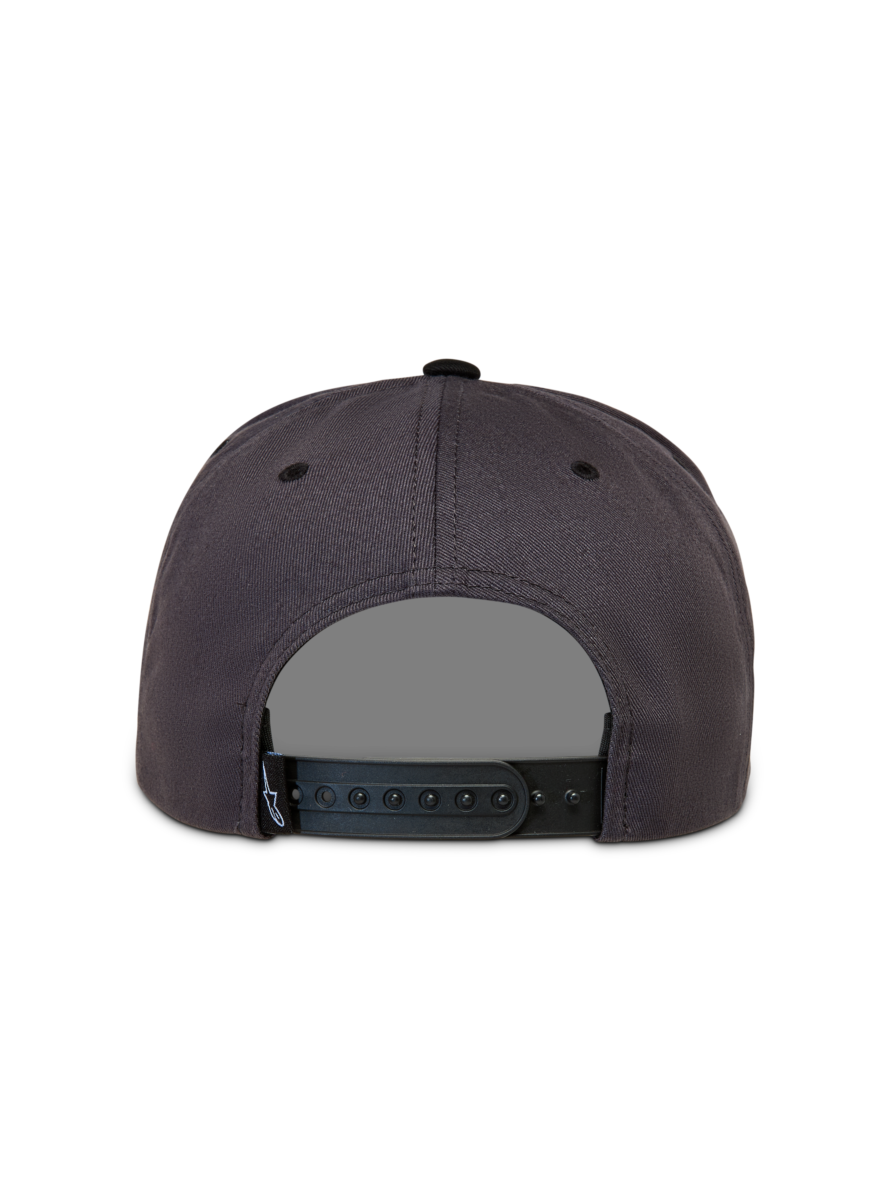 Alpinestars Stadium Snapback Cappello, cappello grigio scuro e nero con chiusura posteriore snapback regolabile.