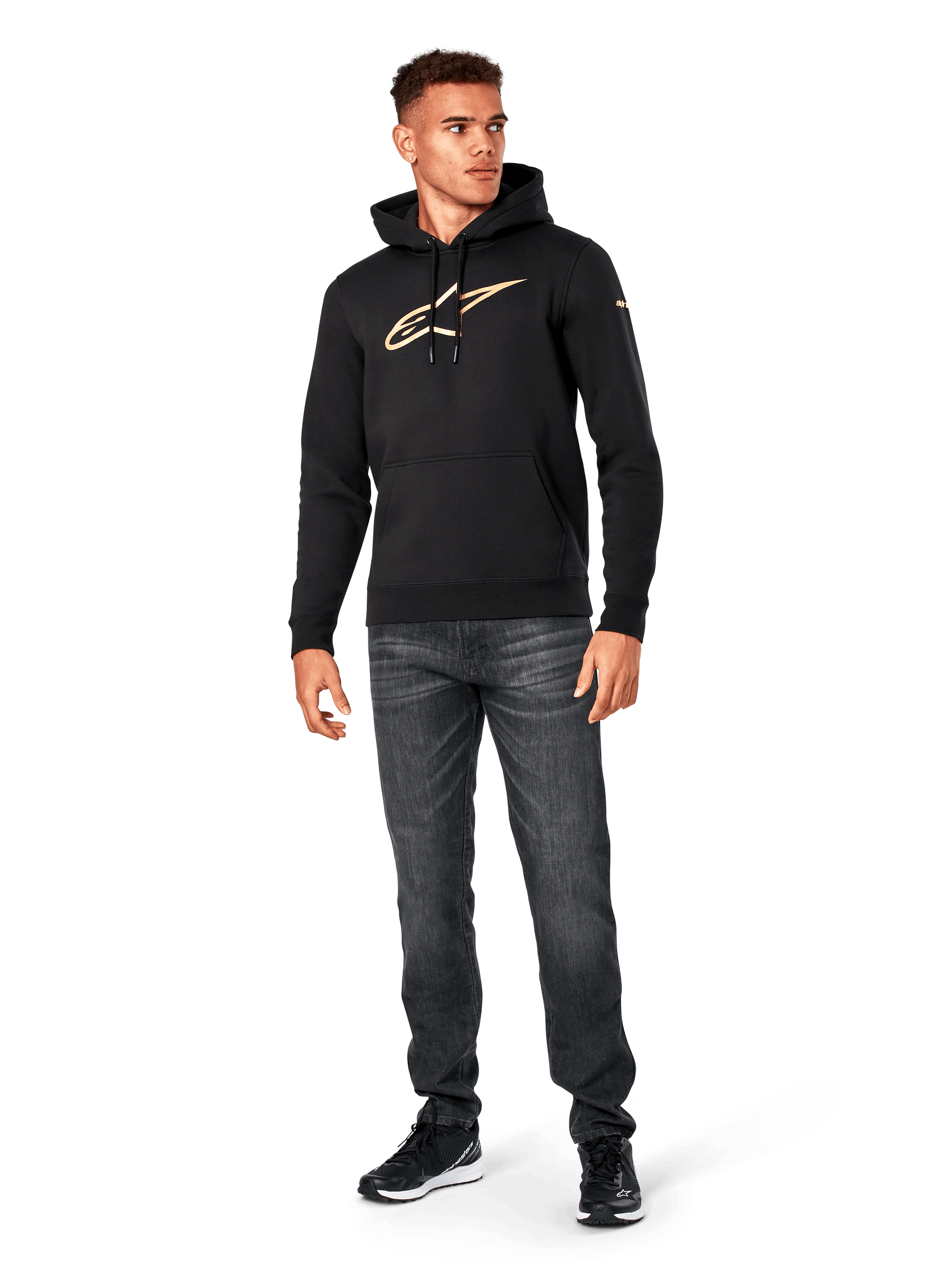 Felpa Con Cappuccio Gilded