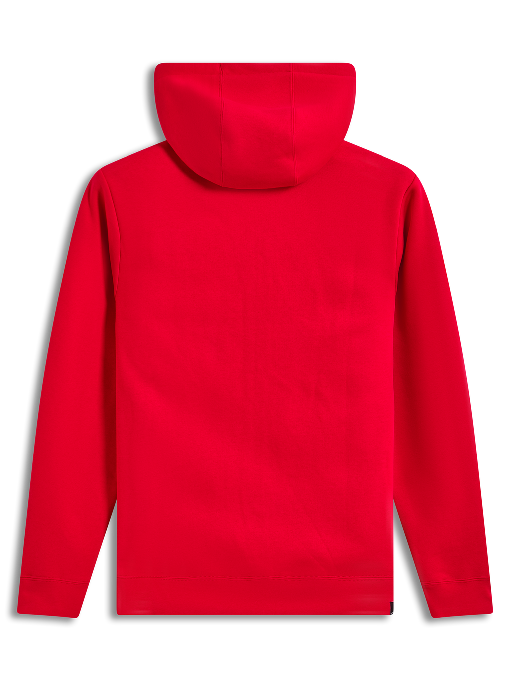 Alpinestars Ageless Zip V3 Hoodie, felpa rossa con cappuccio in pile, vista dal retro, sportswear casual