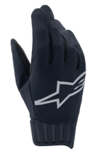 Alpinestars A-Dura Rain Gloves, guanti da MTB impermeabili, nero con grande logo a stella Alpinestars grigio, polsino in neoprene a coste, costruzione in tessuto liscio per il ciclismo in tutte le condizioni atmosferiche