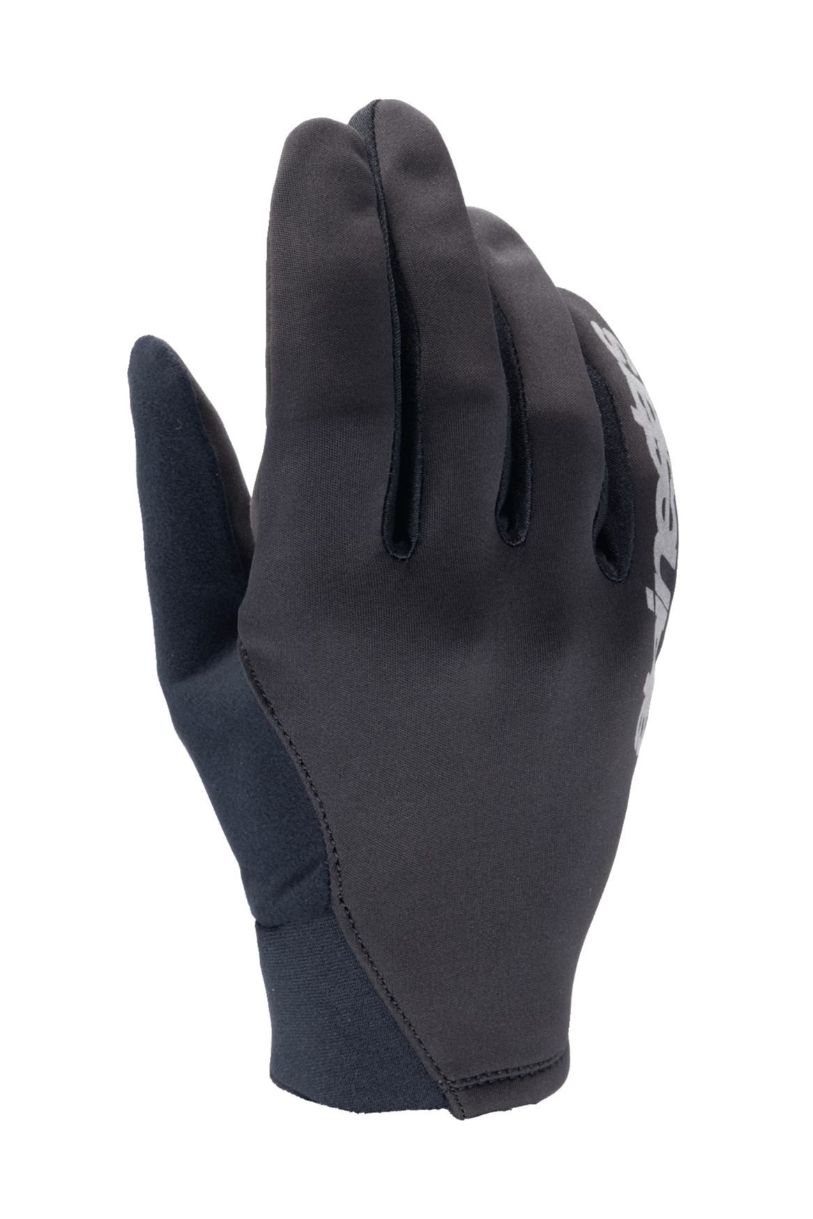 Alpinestars A-Dura Thermal Gloves, guanti da mountain bike neri, struttura in tessuto flessibile con dettaglio logo bianco, polsino in neoprene, progettati per la protezione dal vento e dal freddo