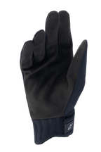Alpinestars Stella A-Dura Rain Gloves, guanti da pioggia da donna per MTB, nero, vista del palmo con grip in pelle scamosciata sintetica, polsino in neoprene a coste con cinturino regolabile, equipaggiamento impermeabile per mountain bike