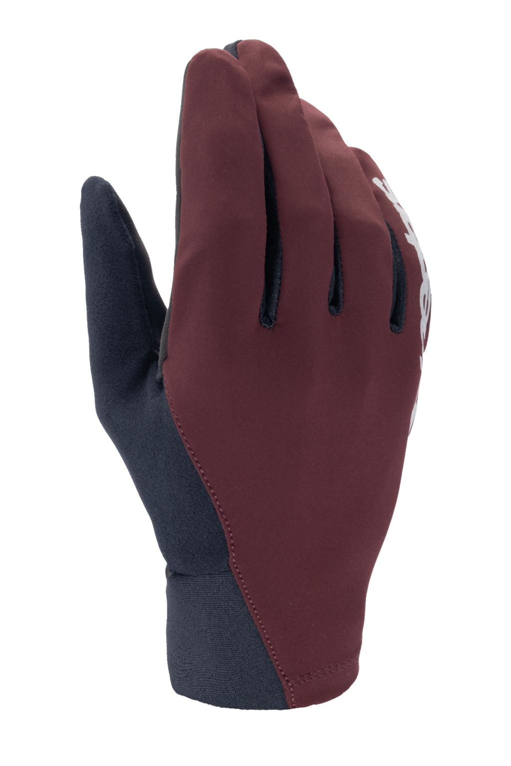 Alpinestars Stella A-Dura Thermal Gloves, guanti da ciclismo MTB da donna, bordeaux scuro e blu navy, caratterizzati da un design a basso profilo, polsino in neoprene e logo bianco laterale, progettati per la guida con clima freddo