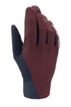 Alpinestars Stella A-Dura Thermal Gloves, guanti da ciclismo MTB da donna, bordeaux scuro e blu navy, caratterizzati da un design a basso profilo, polsino in neoprene e logo bianco laterale, progettati per la guida con clima freddo