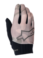 Alpinestars Youth A-Dura Gloves, guanti da mountain bike, mimetico marrone e nero, con logo a stella grigio sul dorso, polsino in neoprene nero e parte superiore in tessuto traspirante per giovani ciclisti