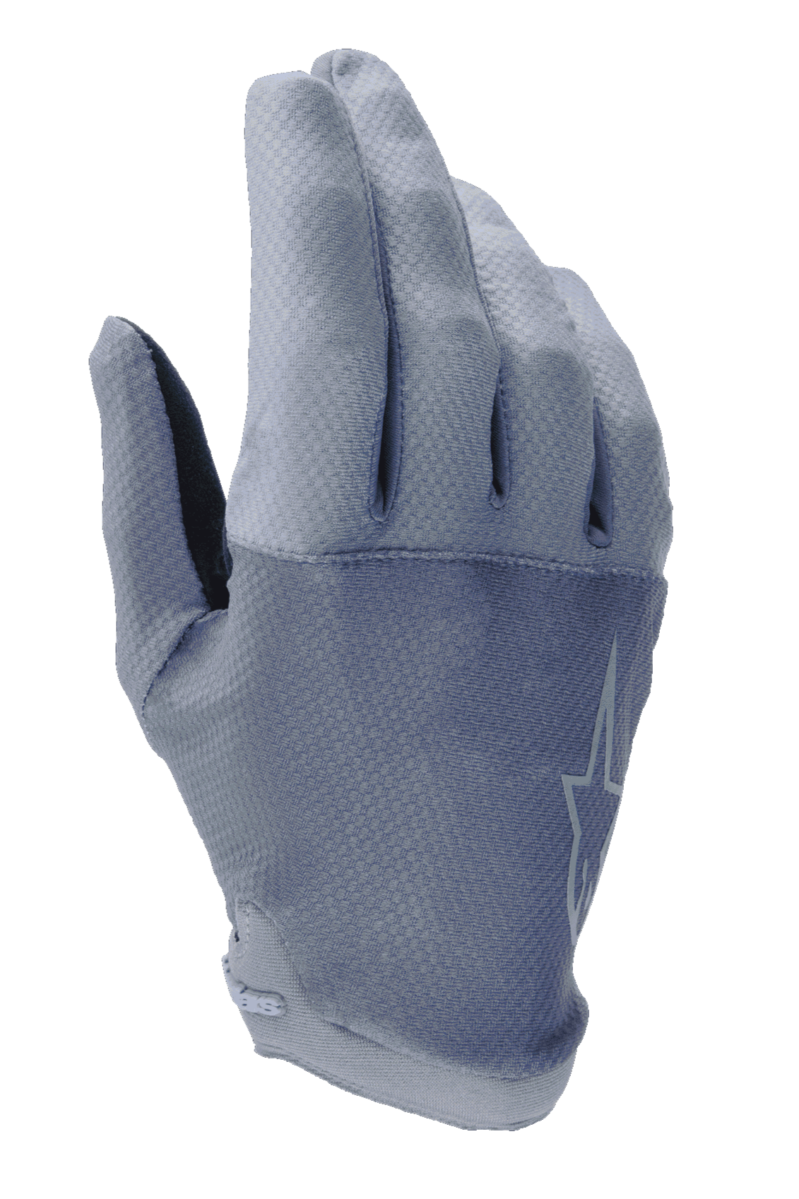 Alpinestars A-Aria Gloves, guanti da ciclismo MTB, colore Infinity Blue, con trama a griglia sul dorso elasticizzato, design a basso profilo leggero e flessibile, equipaggiamento tecnico traspirante per il fuoristrada