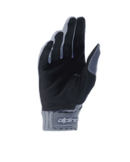 Alpinestars Guanti A-Dura, guanti da ciclismo, blu infinity e nero, vista del palmo in camoscio sintetico per la presa, polsino in neoprene con chiusura a strappo e logo, attrezzatura resistente per mountain bike