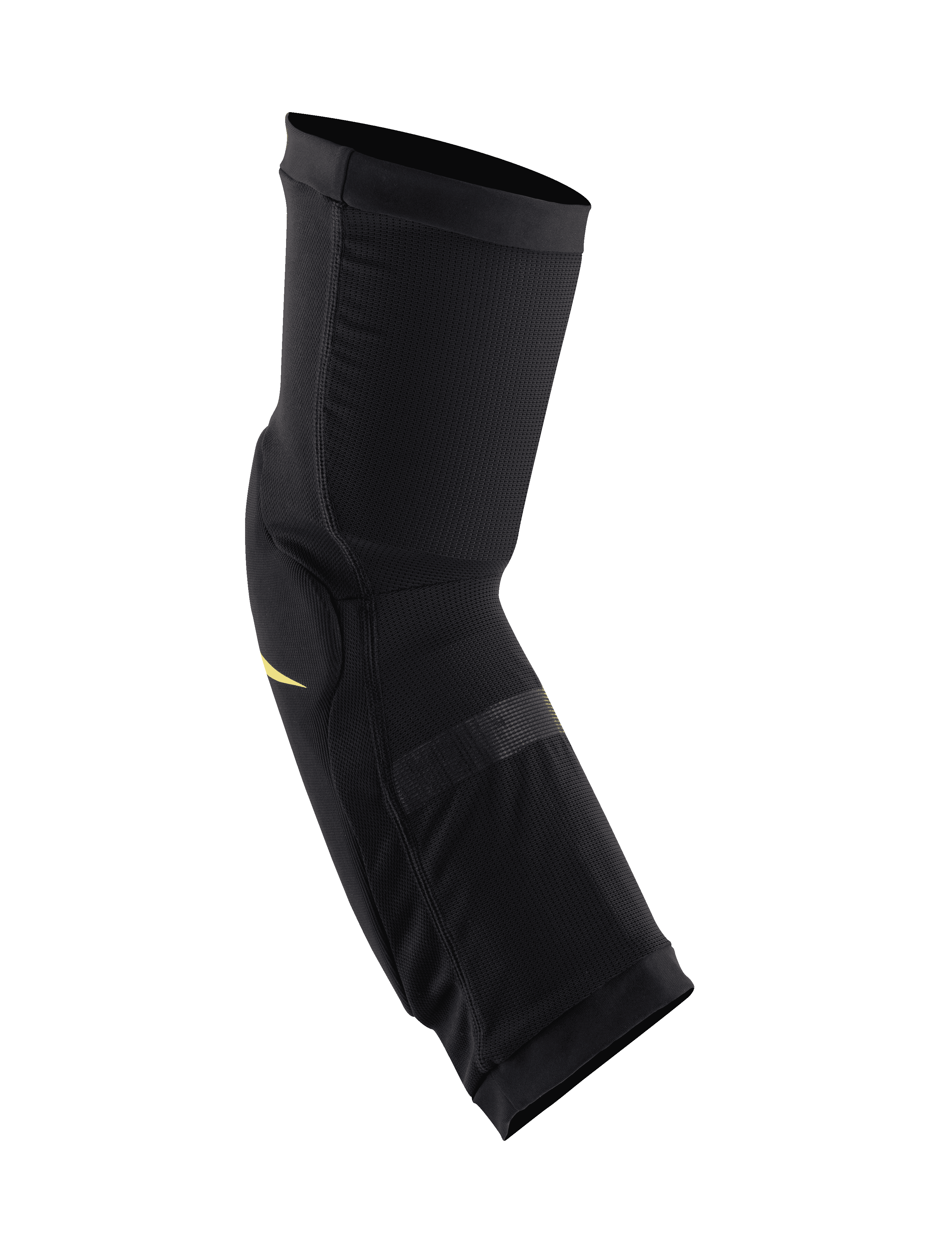 Ginocchiere Alpinestars Paragon Plus, nero e giallo acido, protezione per ginocchia slip-on leggera con rete elastica traspirante, design ergonomico preformato per mountain bike e fuoristrada