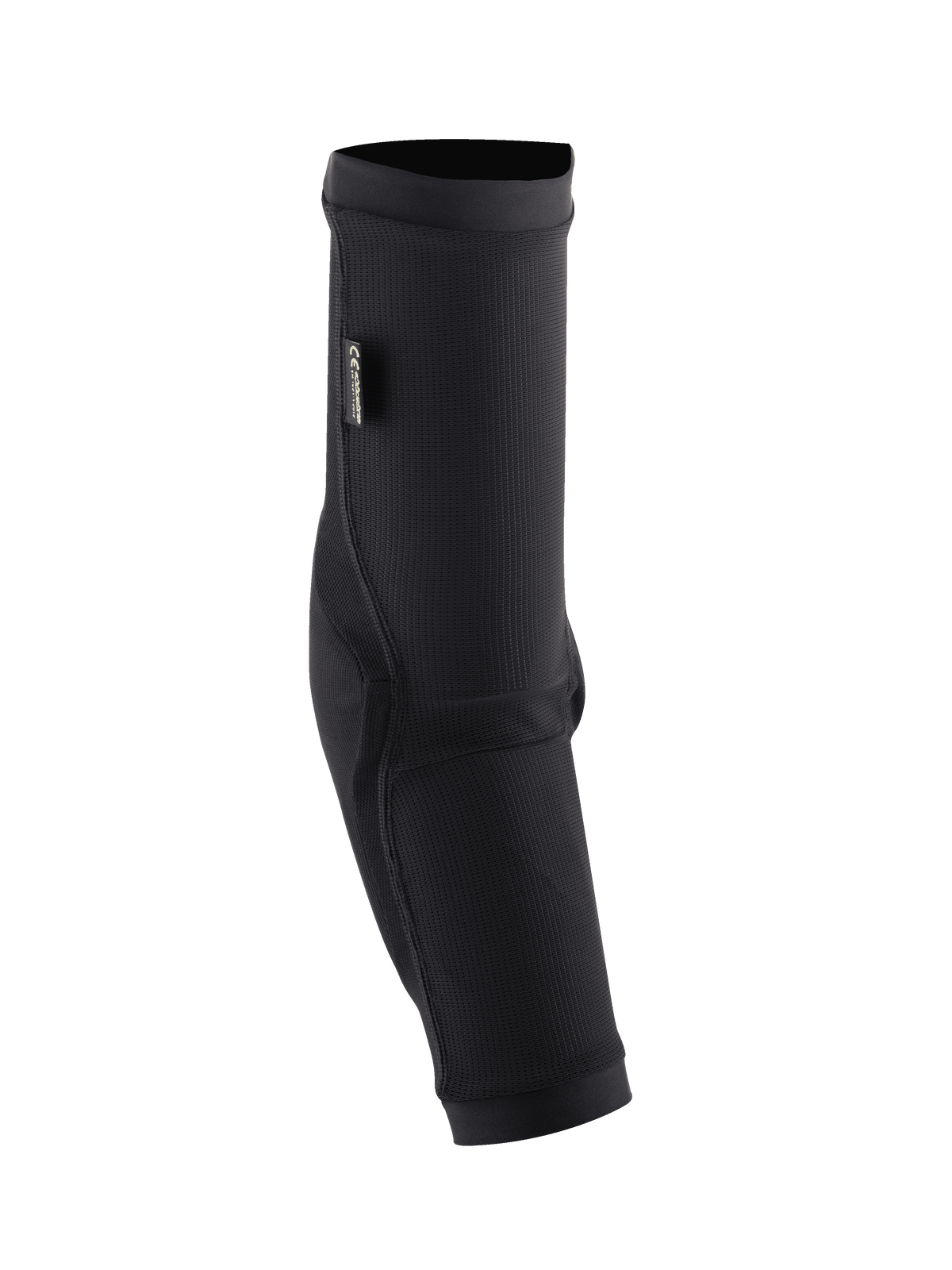 Alpinestars Paragon Plus Elbow Protectors, gomitiere MTB nere, manica slip-on in rete traspirante testurizzata, con rinforzi in tessuto rip-stop ed etichetta di certificazione CE, design ergonomico per mountain bike